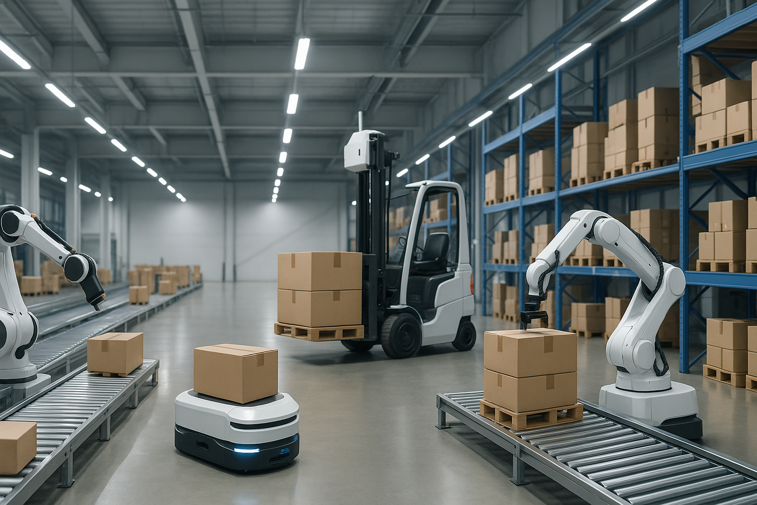 Automatizarea depozitelor: Cele patru niveluri AI care transformă logistica